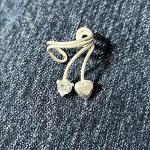 Avon sterling Silver Heart Ear cuff